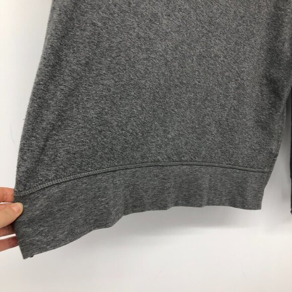 Kit and Ace men’s  pullover grey drawstring fleece hoodie with side zipper M/L - Picture 10 of 16